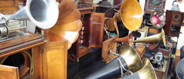 Unieke fonografen en grammofoons
