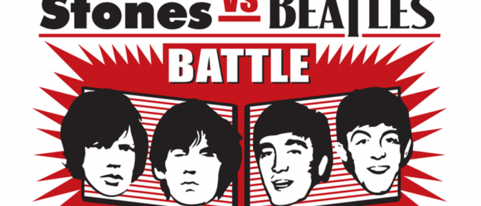 The Stones vs The Beatles Dé battle