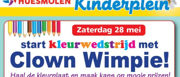 Clown Wimpie en Kleurwedstrijd