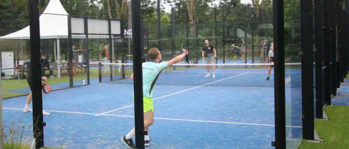 Padelclinic en opening banen, HLTV Juliana op 6 oktober