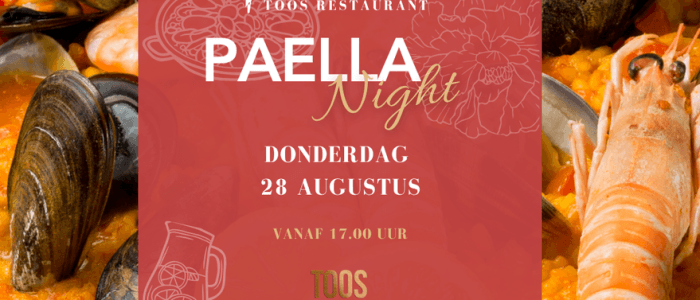 Spaanse Avond met onbeperkt paella!