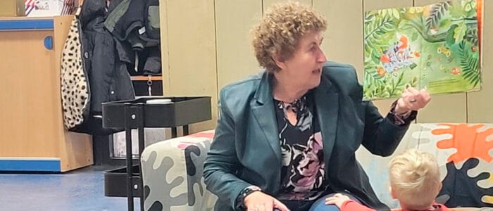 Juf Mariska met pensioen