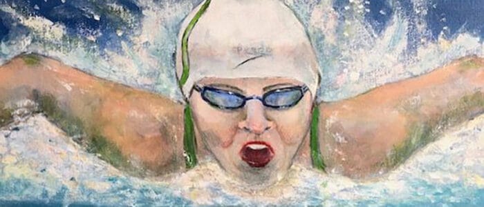 Onder water expositie
