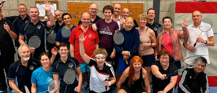 Gratis badminton training